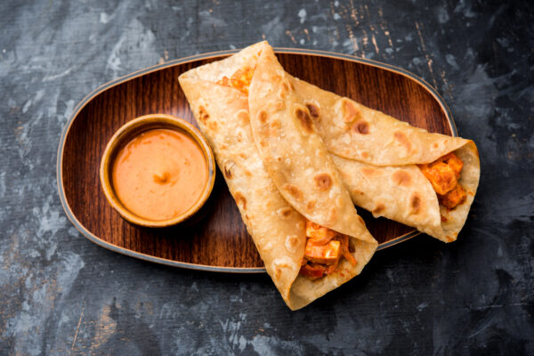 Paneer Tikka Kathi Roll